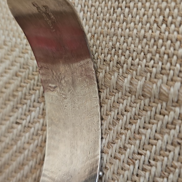 Douglas Etsitty Sterling Feather Cuff Bracelet Navajo Native American Signed - Picture 14 of 16